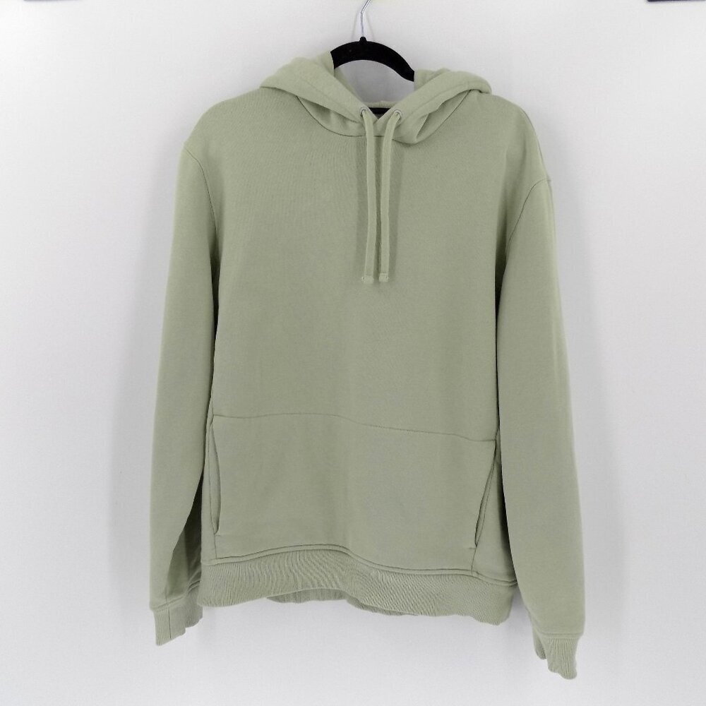 Everlane The French Terry Hooded Sweatshirt Size Large Light Green